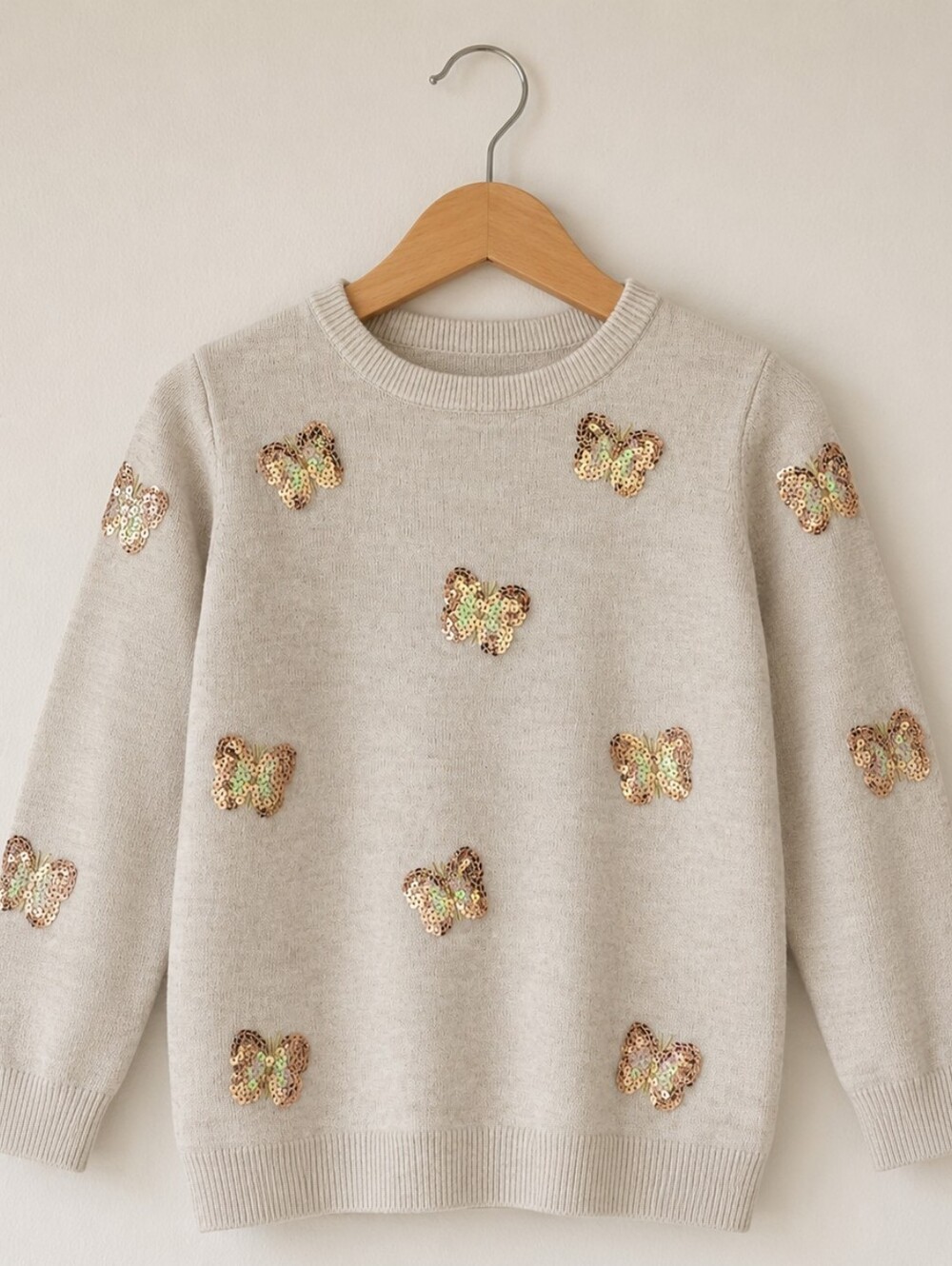 Sequence Butterfly Toddler Girl 2/3 Sweater.